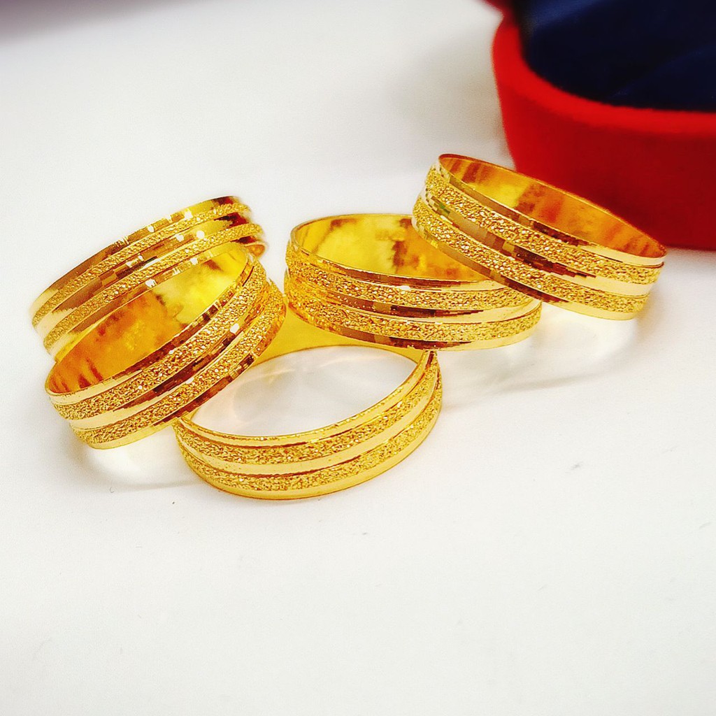 Laela Cincin Belah Rotan Alur Pasir Padu Emas Tulen 916 Gold Shopee Singapore