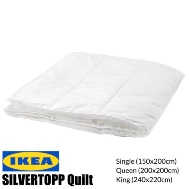 Ikea Silvertopp Quilt Single Queen King Duvet Shopee Singapore