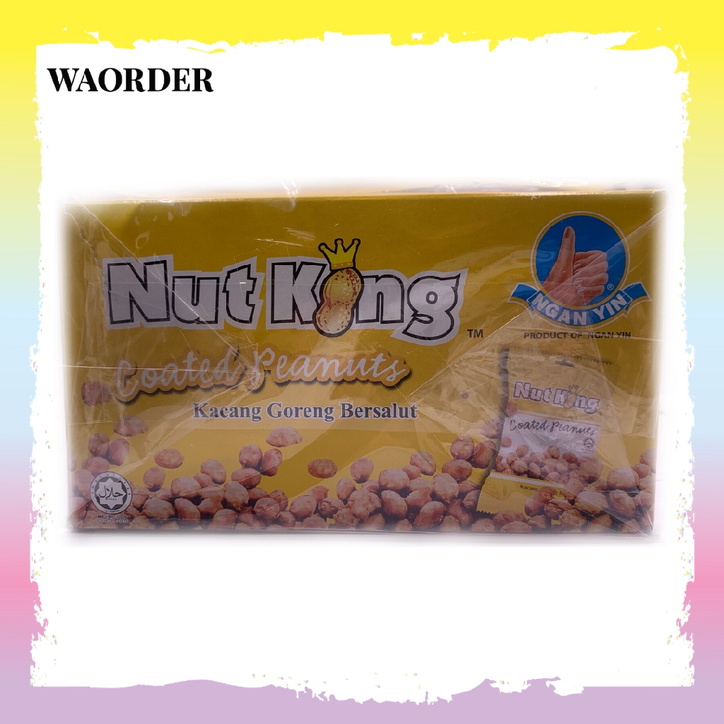 Cap Tangan Nut King Coated Peanut 36 Packs Shopee Singapore