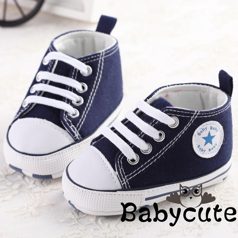 B-BBaby Newborn Girl Boy Denim Soft Sole Toddler Infant Shoes Prewalker