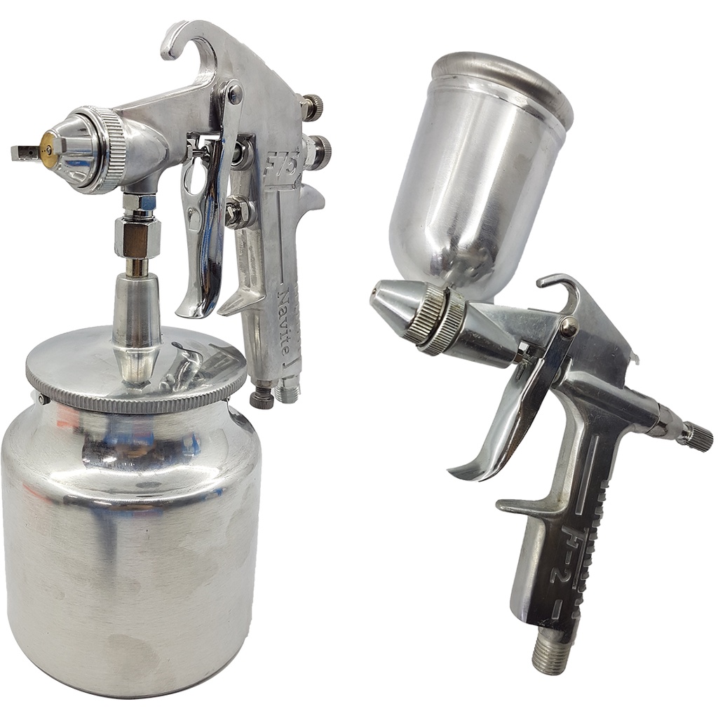 **Ready Stock In Singapore** AIR SPRAY GUN F75 750ml/ PC4 400ml Gravity