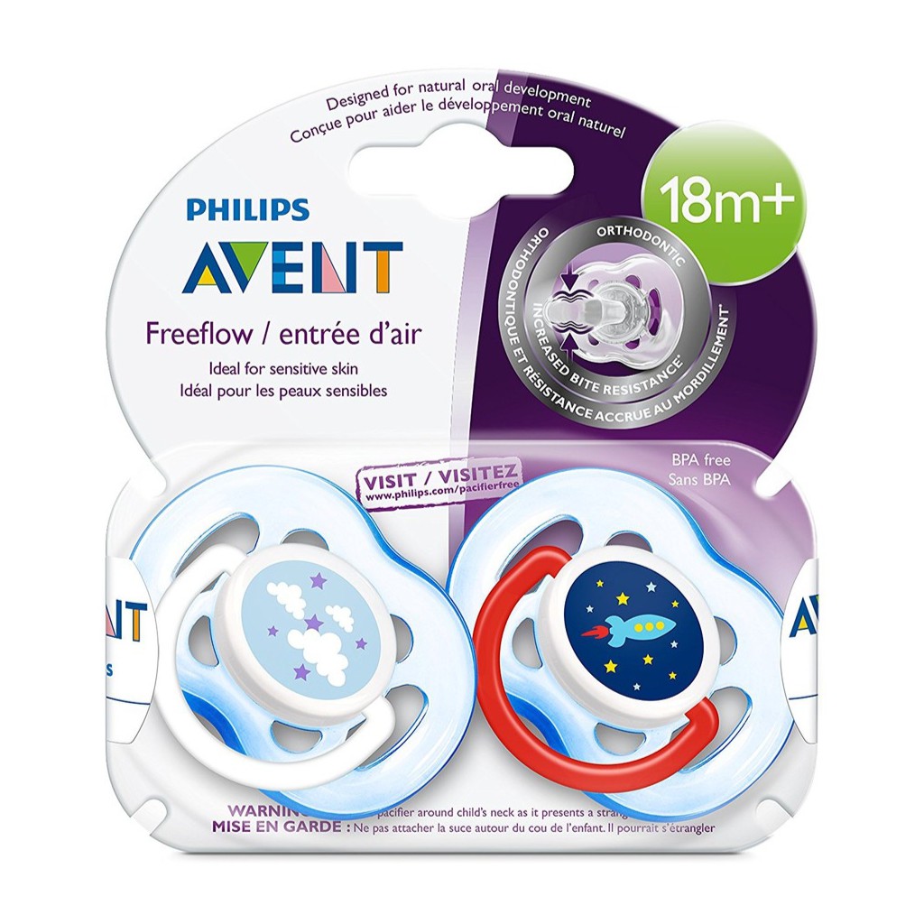 Philips AVENT Orthodontic Pacifier, 18 months+ Shopee Singapore