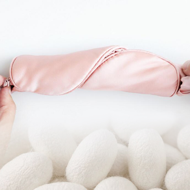 Soft Silk Sleeping Eye Mask / Breathable Eye Patch on Eyes For Sleeping /Pure Natural Silk Eye Patch Blindfold High Quality