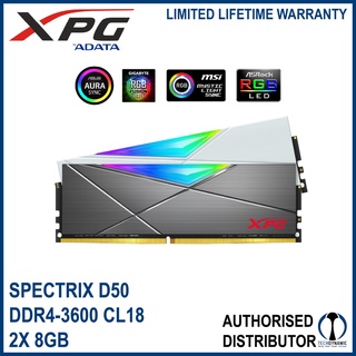 ADATA XPG SPECTRIX D50 DDR4 RGB Memory Module [2 Color Option]