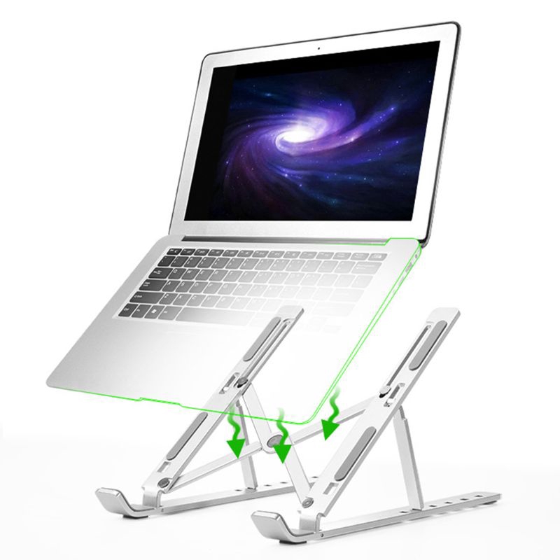 Btsgx Laptop Stand Adjustable Aluminum Alloy Notebook Pc Computer Stand Shopee Singapore