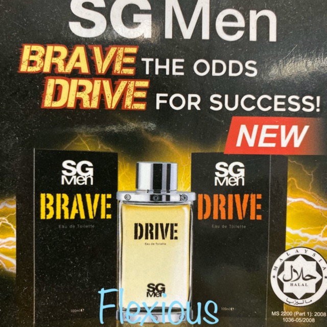 Shop Malaysia Sg Men Edt 25ml 100ml Brave Drive Shopee Singapore
