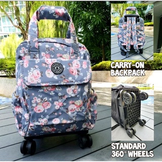 Handy 360° 4-Wheel Trolley Shopping Bag / Backpack (SG Seller)