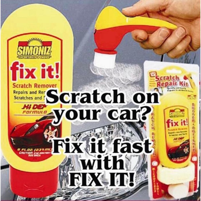 Simoniz Fix It Car Scratch Repair Kit Repairs Minor Scratches And Swirls Shopee Singapore