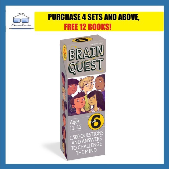 Brain Quest Grade 6 Age 11 12 Primary School Educational 1500 Questions And Answers To Challenge The Mind Shopee Singapore