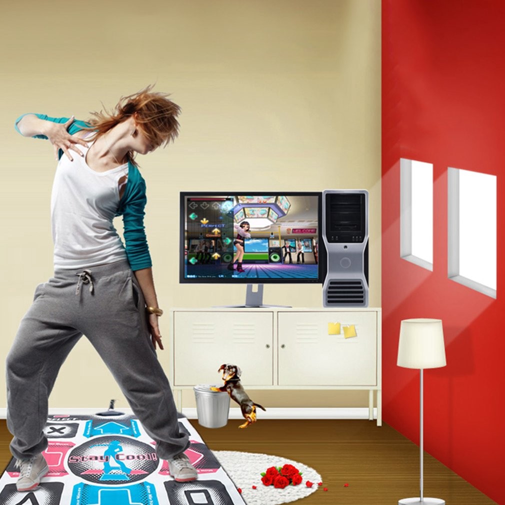 Non Slip Dancing Step Dance Mat Pad For Pc Tv Av Video Game