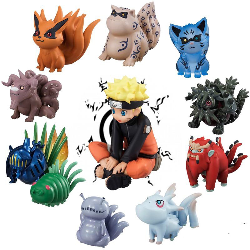 11pcs/lot Naruto Uzumaki Tailed Beasts 