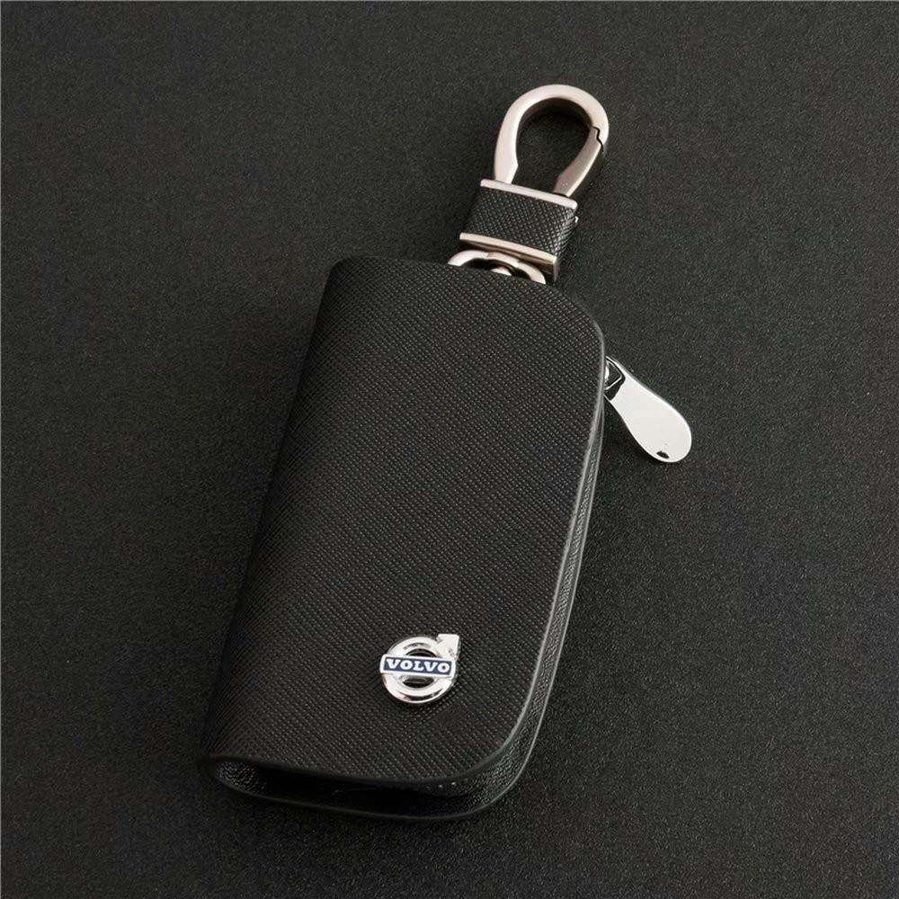 volvo leather key fob