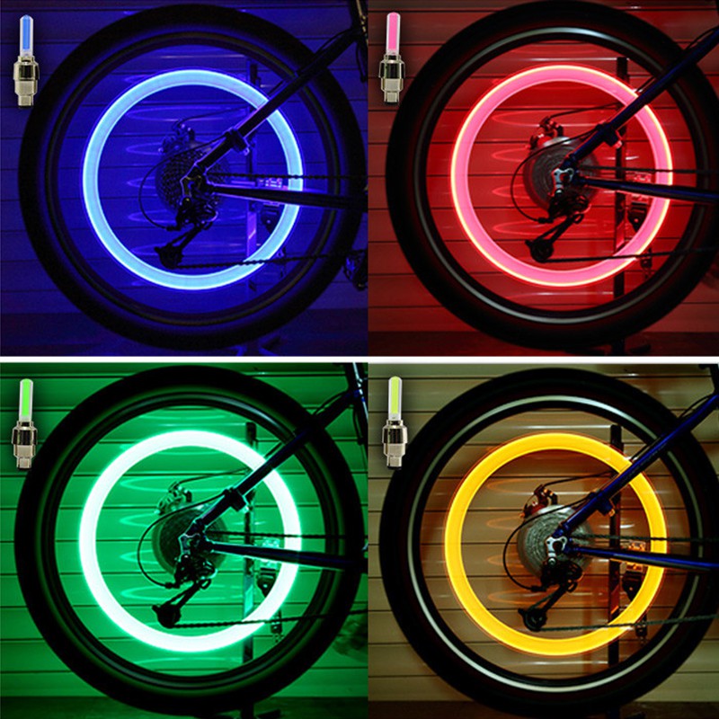 neon bicycle lights