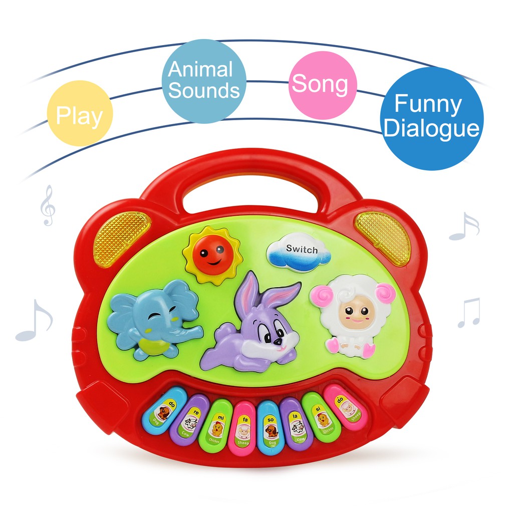 Kids Multifunction Electronic Musical Piano Toys Farm Animals Sound Toddler  Music Keyboard Baby Education Toys | Shopee Singapore
