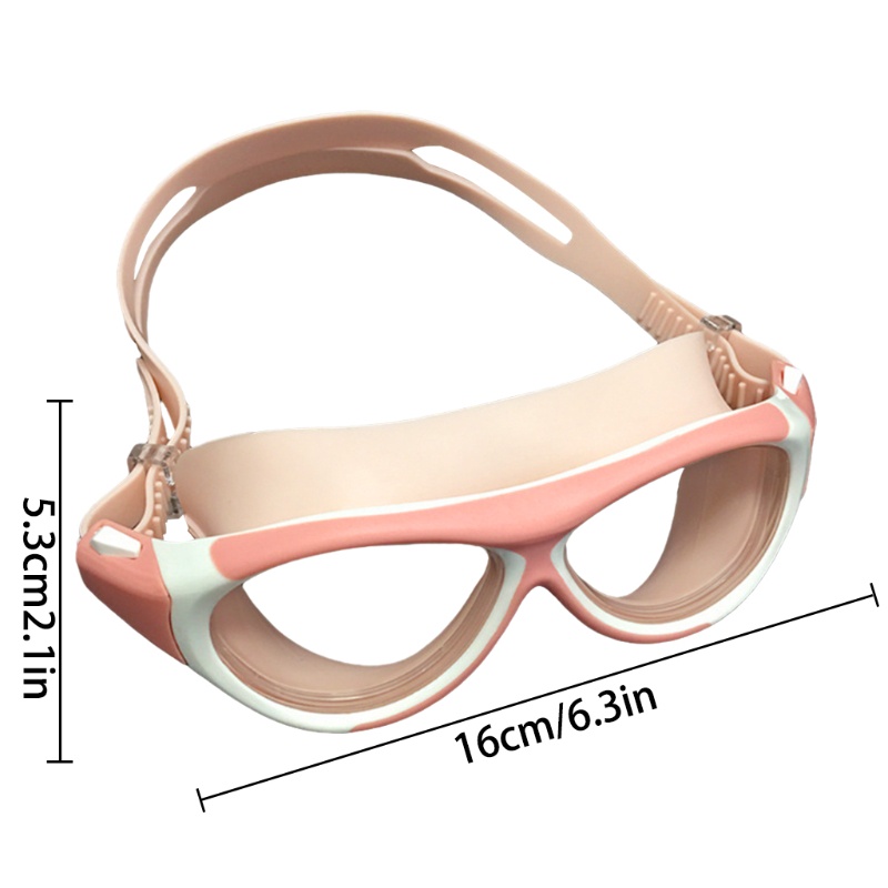Super Silicone Waterproof Plating Clear Double Anti-fog Swim Glasses Anti-uv Eyewear