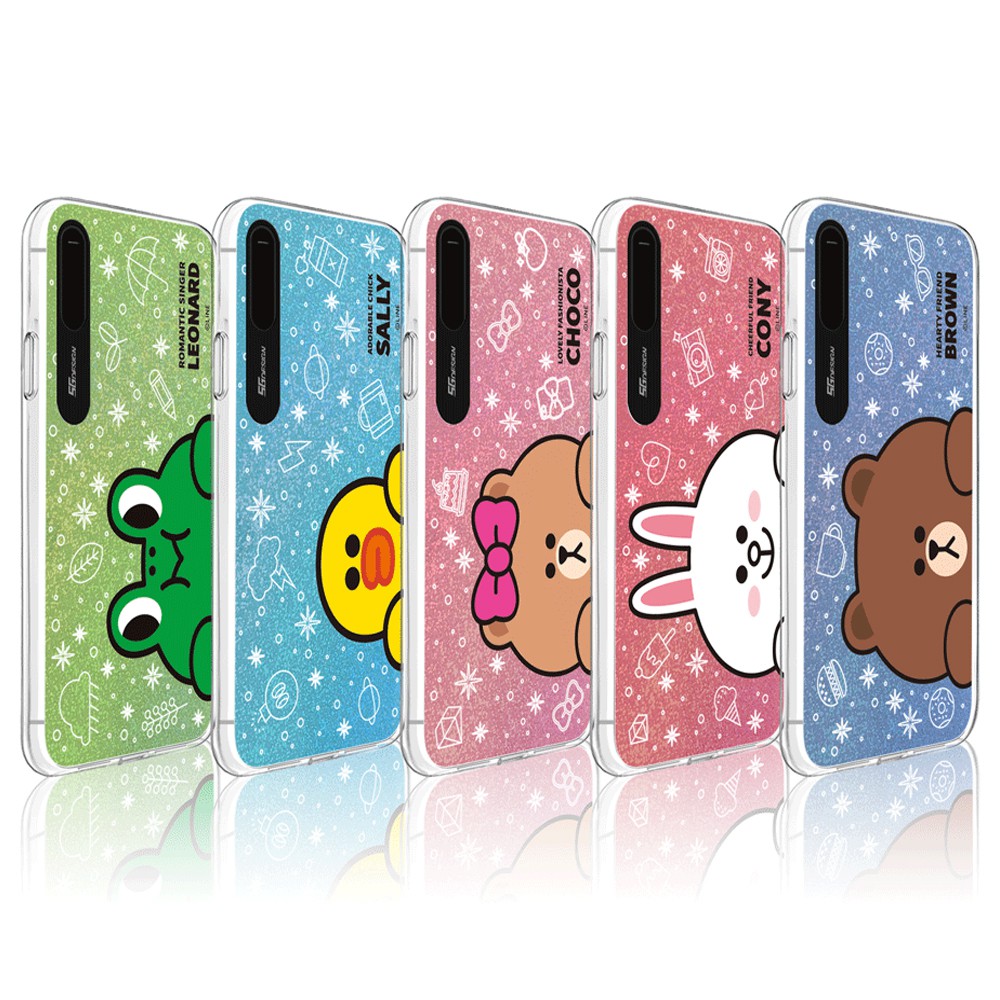 Line Friends Sneak Peek Graphic Light Up Smart Phone Case For Apple Iphone Shopee Singapore