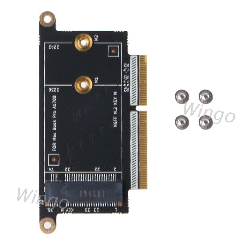 Win M2 Ssd Adapter For Macbook A1708 Nvme M 2 Ngff Ssd To 16 17 2230 2242adapter Shopee Singapore
