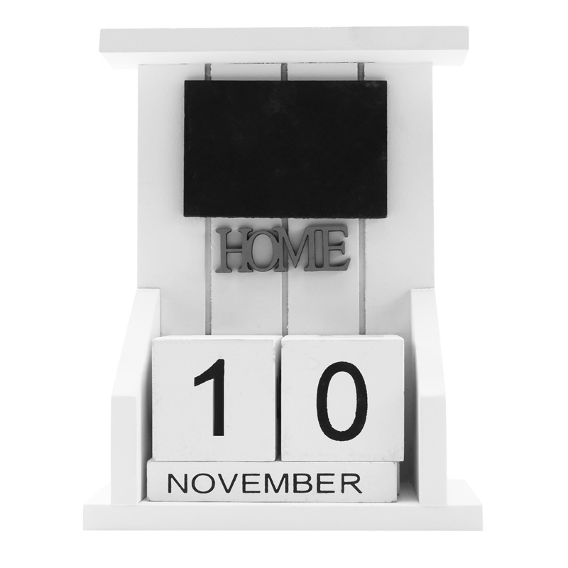 Wooden Desk Block Calendar
