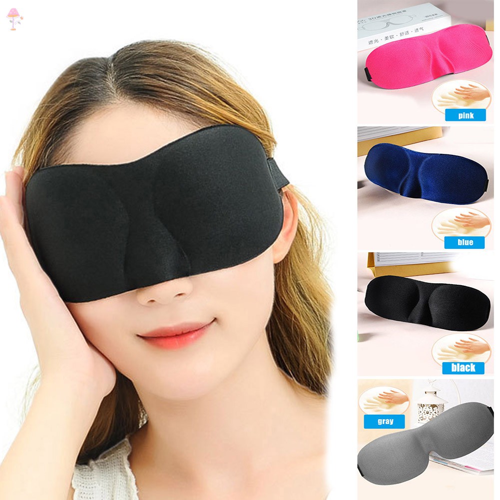 Lc 3d Eye Mask Sleep Eye Mask For Men Women Slow Rebound Memory Cotton Stereo Block Out Light Sg Shopee Singapore