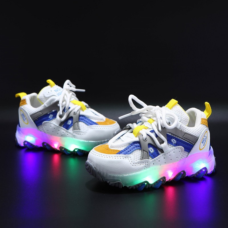 Heybaby DEDONALD Shoes Sneakers Boys/Girls LED Light Up Import School