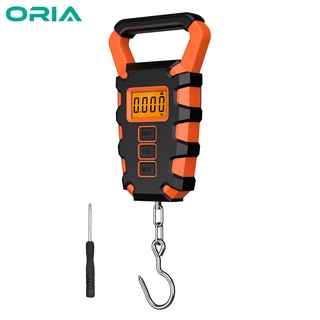 ORIA 50KG High-precision Digital Weighing Fishing Scale Portable Luggage Scale