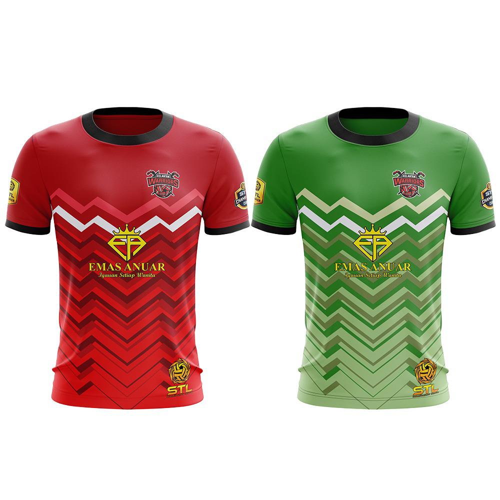 Stl Soccer Takraw League Kelantan Warriors Full Sublimation Jersey ...