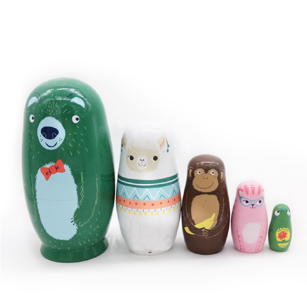 animal russian dolls