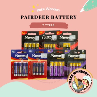 PAIRDEER Battery/Super Alkaline/Super Heavy Duty/Premium Alkaline / AA ...