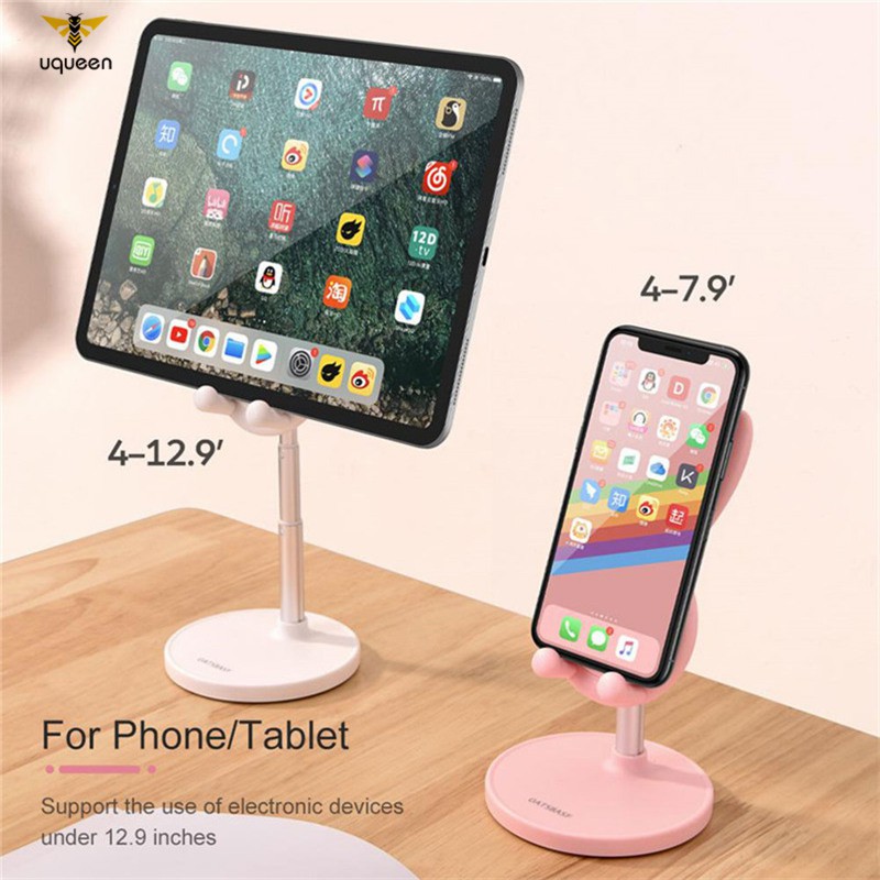 Uq Mobile Phone Holder Stand Desktop Metal Material For Phone Ipad Xiaomi Huawei Tablet Laptop Stand Shopee Singapore