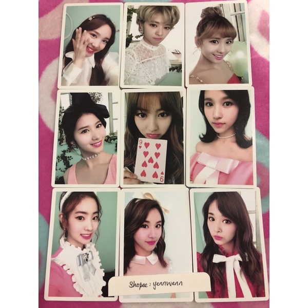 Loose Twice Twicecoaster Lane 2 Knock Knock Official Preorder Benefit Photocard Po Card Pre Order Shopee Singapore
