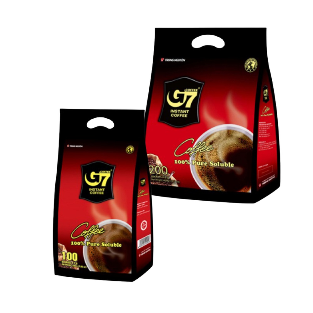 G7 Pure Black Instant Coffee 2g x 100ea / 2g x 200ea | Shopee Singapore