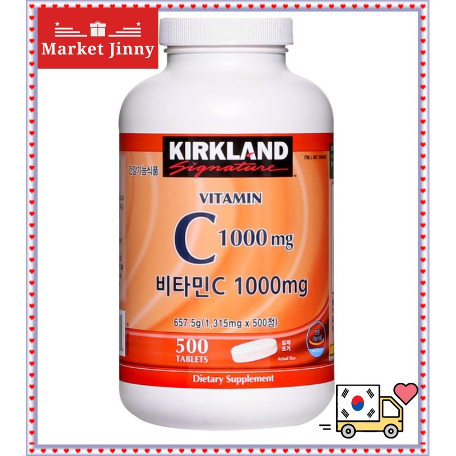 Canada Kirkland Vitamin C 1000mg 500tablets Shopee Singapore