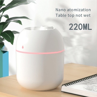 Air Humidifier Ultrasonic Cool Mist Aroma Air Oil Diffuser Romantic Color LED Lamp USB Humidificador SAWU
