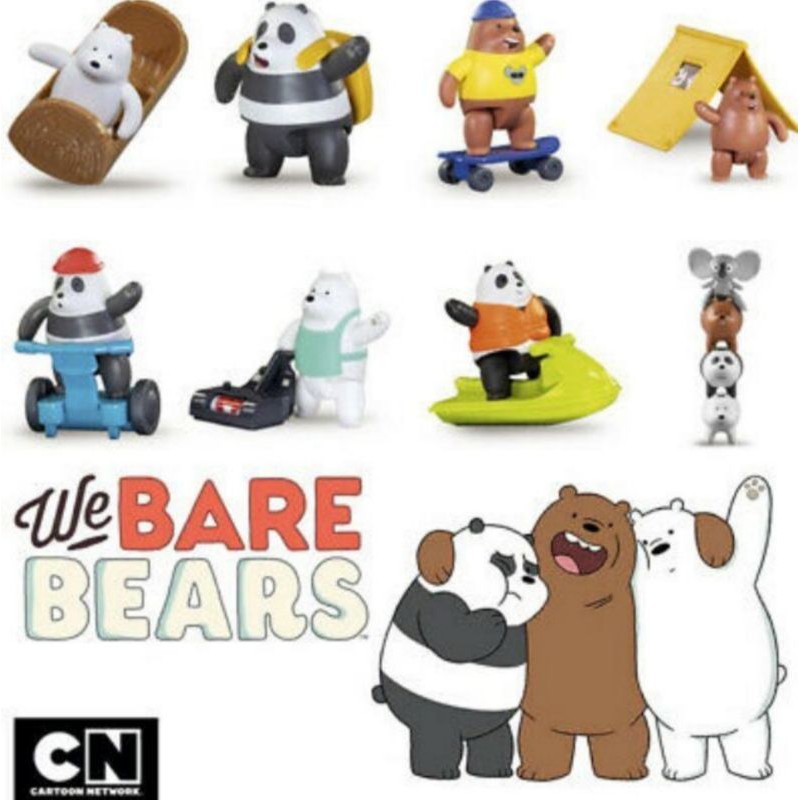 [READY STOCKS] Mcdonalds Mcdonald's Mcd Happy Meal Toys We BARE BEARS ...