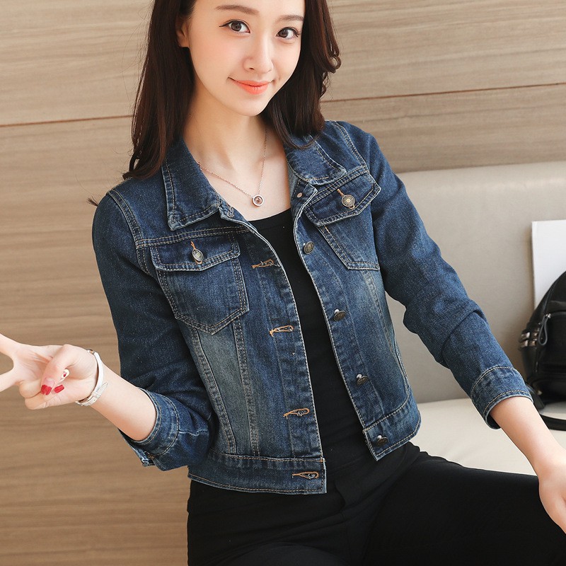 short jeans jacket for girl