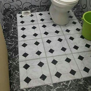 54pcs Mozek Lantai Sticker Cantik Vinyl Flooring Square 54pcs Mozek Lantai Sticker Cantik Vinyl Flooring Square