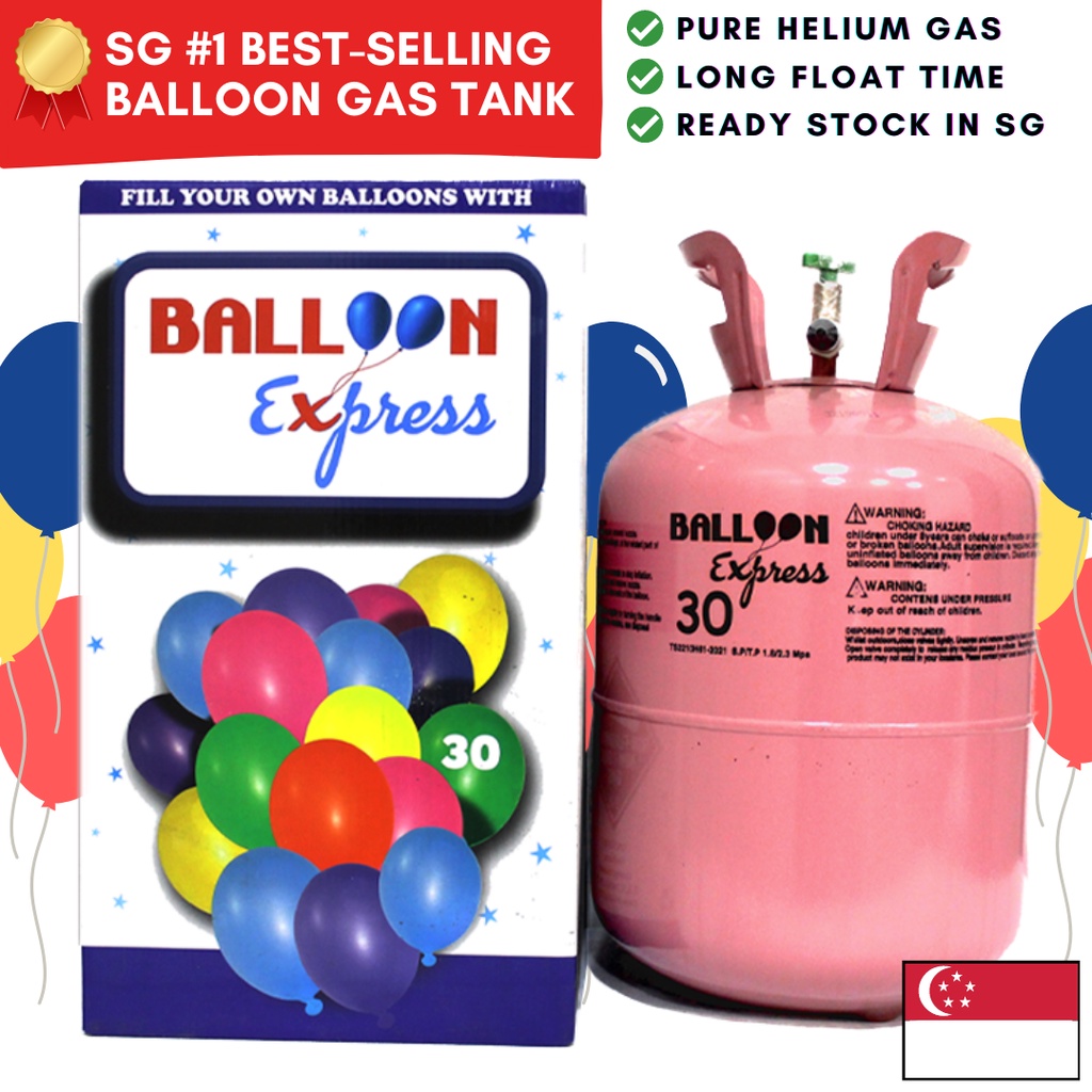BalloonExpress Helium Tank Disposable Balloon Gas Tank Shopee Singapore