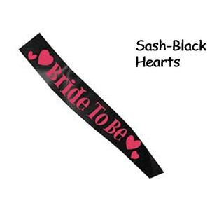 red bride to be sash