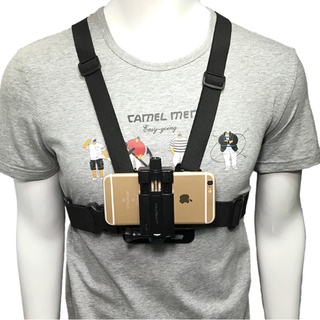 Universal Phone Strap Holder Chest Mount Harness/ Headband Belt/ Backpack Clip Clamp Phone Bracket