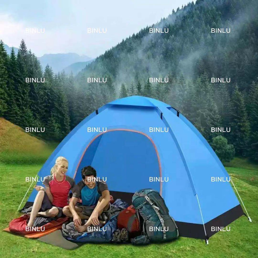 2/4/6 Person waterproof tent,indoor/outdoor dome camping tent,family hiking tent,picnic,travel,BINLU