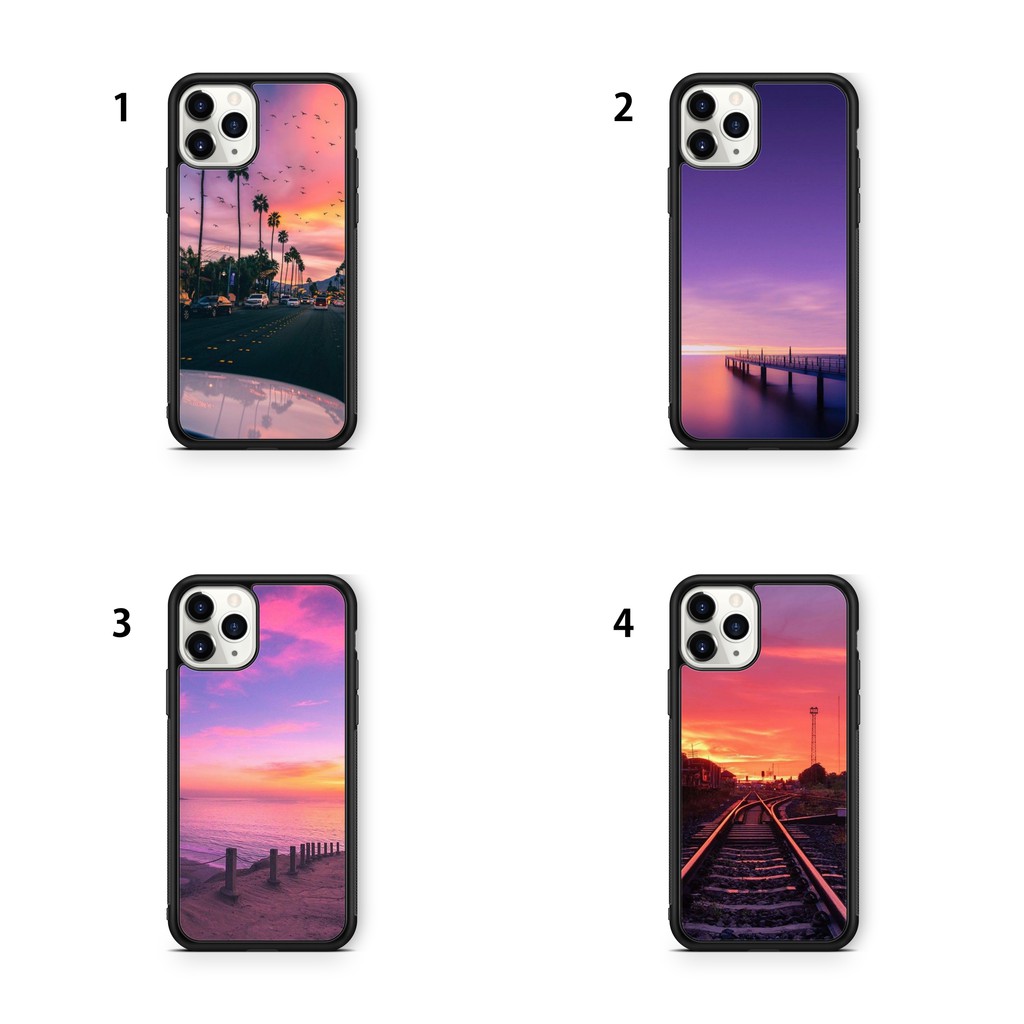 Purple Pink Aesthetic Iphone 7 7 8 8 X Xr Xs Max Plus 11 11 Pro 11 Pro Max Phone Case Shopee Singapore