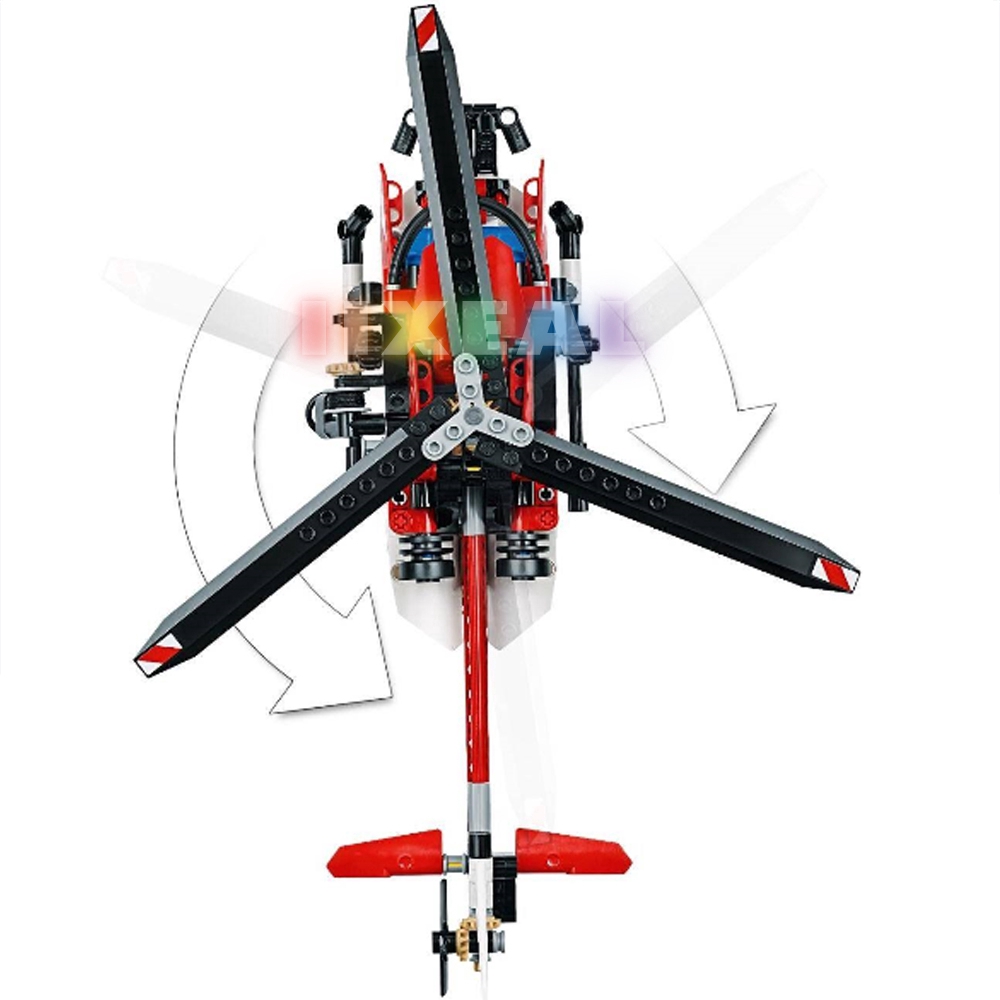 lego 42092 technic rescue helicopter 2 in 1 building set