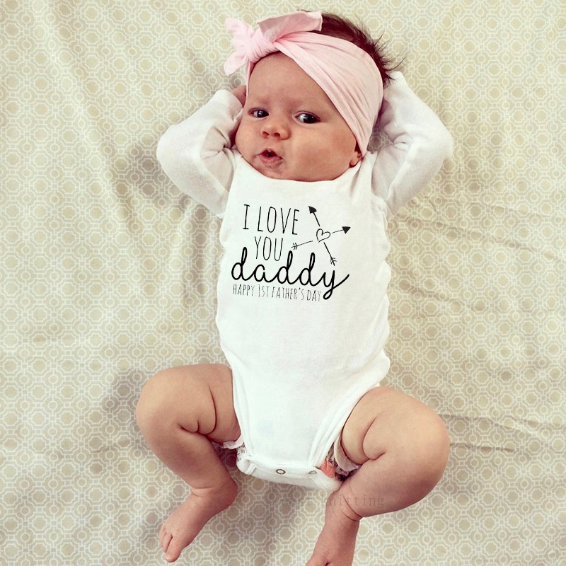 father's day onesie for baby girl