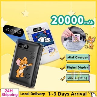 Powerbank 20000mAh Large Capacity Fast Charging Cute Powerbank Cartoon Mini Portable Mobile Power Bank