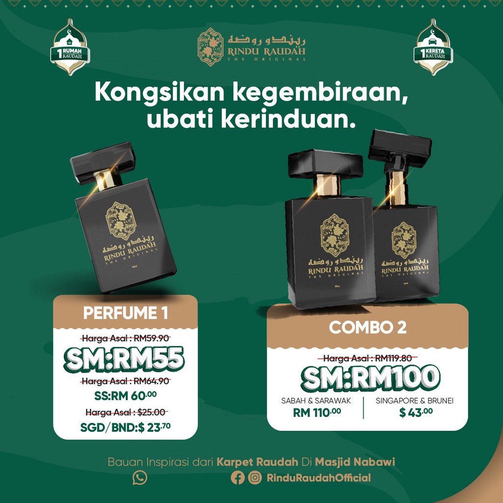 Sg Seller Rindu Raudah Perfume Shopee Singapore