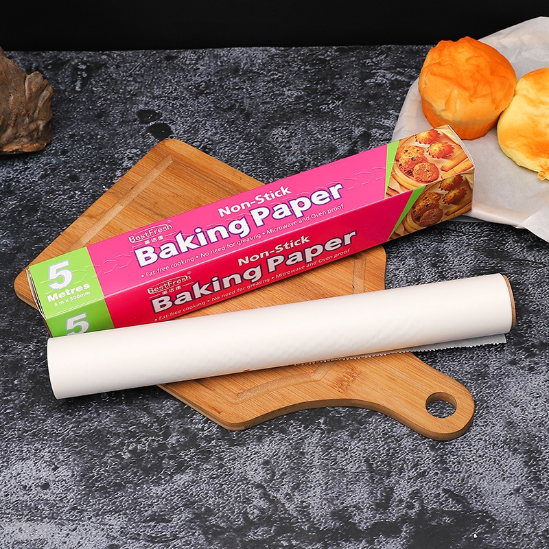 5M10M 20M Baking Paper Packing Paper Barbecue Double-sided Silicone Oil ...