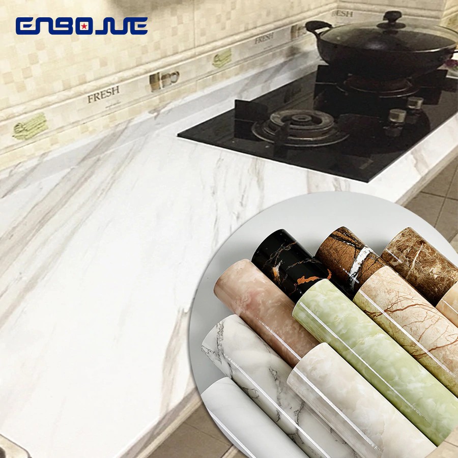 Waterproof Marble Sticker Modern Kitchen Table Countertop