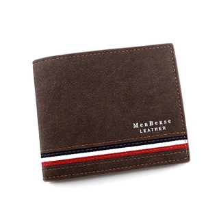 Fashion Leather Wallet Men Luxury Slim Coin Purse Business Foldable Wallet Man Card Holder Pocket #1