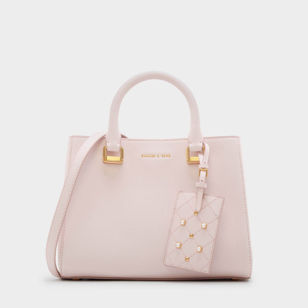 charles and keith structured city bag