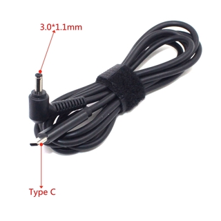 USB Type C PD Charging Cable to 3.0 X 1.1mm Male Plug Converter for Asus Sam sung Ac er 19V Laptop Power Adapter Connector Cord